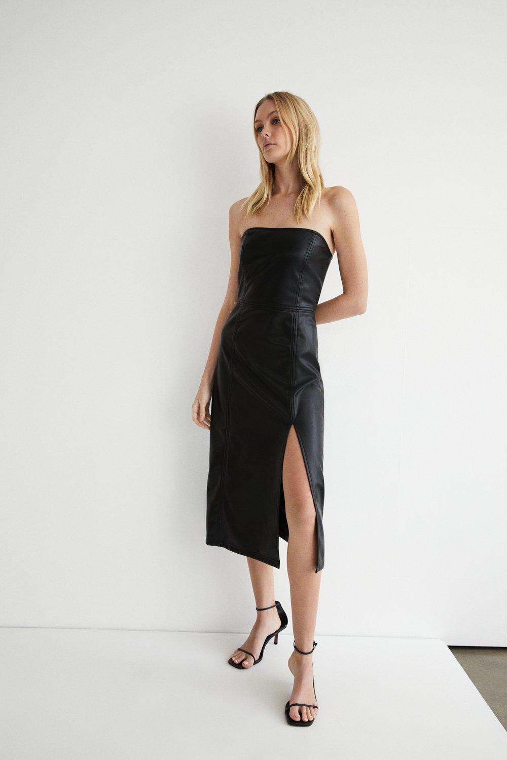 Araia strapless 2024 midi dress