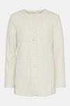Warehouse Premium Wool Boucle Tweed Long Line Jacket thumbnail 4