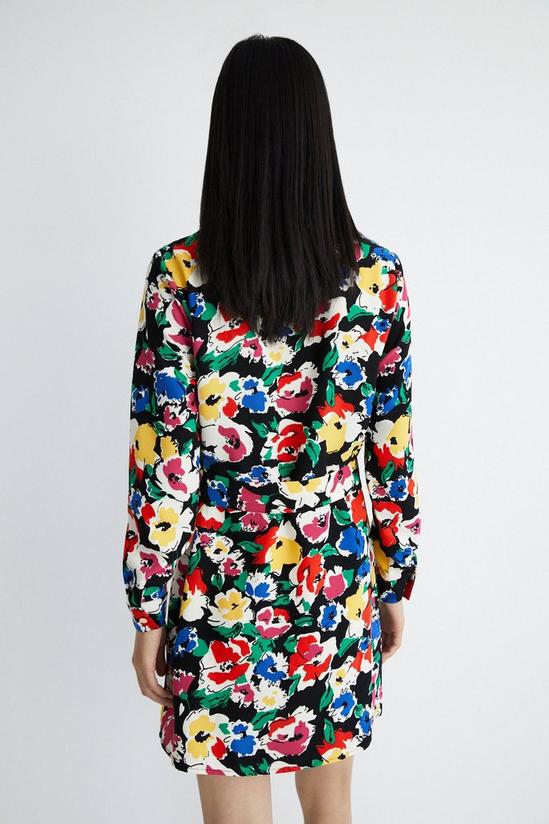 Warehouse Floral Mini Shirt Dress 3