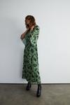 Warehouse Paisley Pleated Belted Maxi Dress thumbnail 1