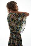 Warehouse Floral Pleated Belted Maxi Dress thumbnail 2