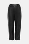 Warehouse Real Leather Peg Trousers thumbnail 4