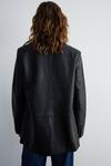 Warehouse Real Leather Single Breasted Blazer thumbnail 3