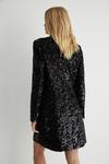 Warehouse Sequin Tweed Double Breasted Blazer Dress thumbnail 5
