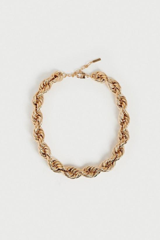 Warehouse Rope Chunky Chain Necklace 1