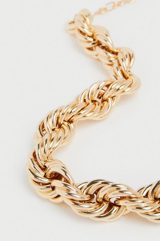 Warehouse Rope Chunky Chain Necklace 2