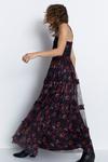 Warehouse Floral Tulle Strappy Maxi Dress thumbnail 3