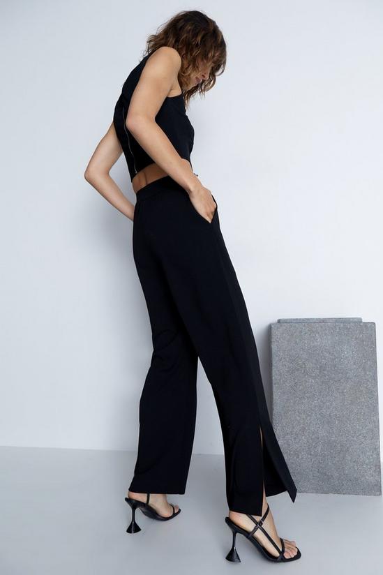 Warehouse Jersey Crepe Co-ord Wide Leg Trouser 3