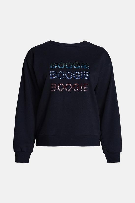Warehouse Boogie Rainbow Glitter Sweatshirt 4