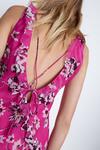 Warehouse Petite Premium Ruffle Detail Floral Maxi Dress thumbnail 3