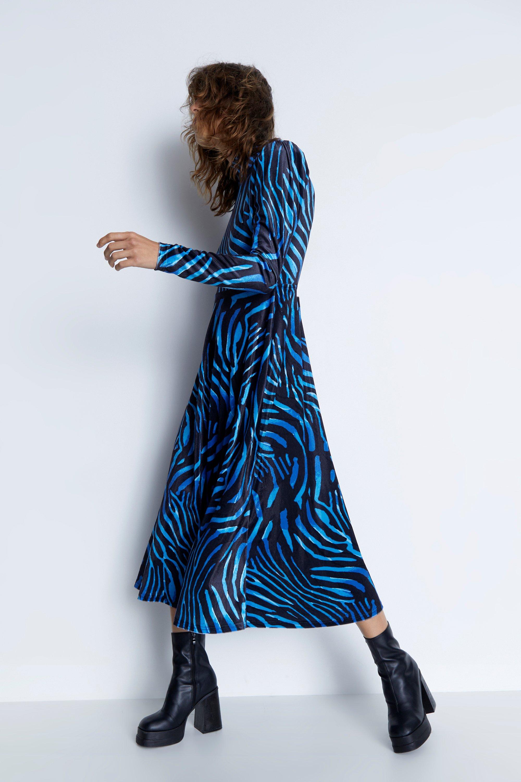 Zebra print 2025 dress warehouse