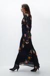 Warehouse Kara Rose Chiffon Diamante Detail Maxi Dress thumbnail 2