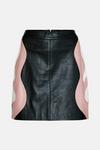 Warehouse Kara Rose Real Leather Flame Pelmet Skirt thumbnail 1