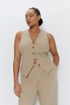 Warehouse Plus Tailored Fitted Waistcoat thumbnail 3
