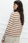 Warehouse Thick Cotton Stripe Long Sleeved Relaxed T-shirt thumbnail 4