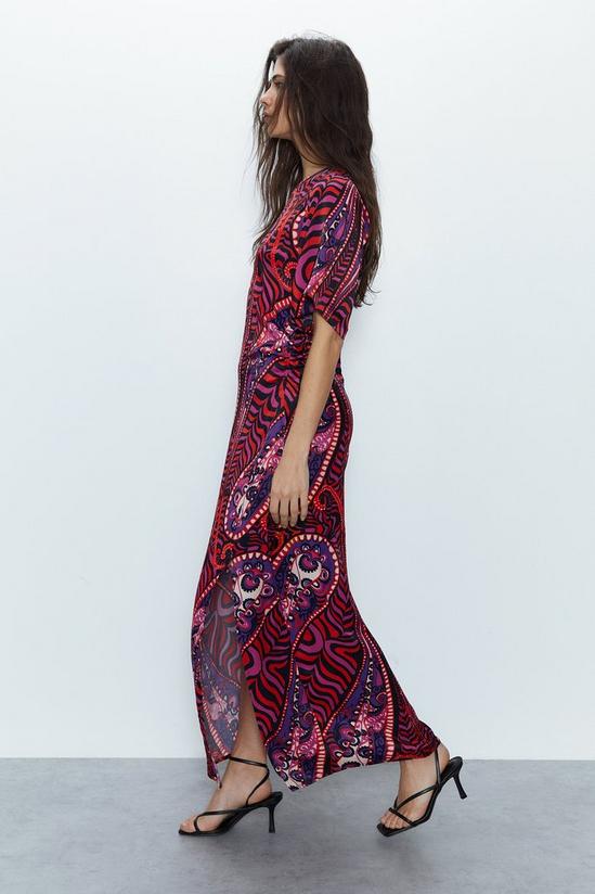 Warehouse Paisley Printed Midi Dress 3