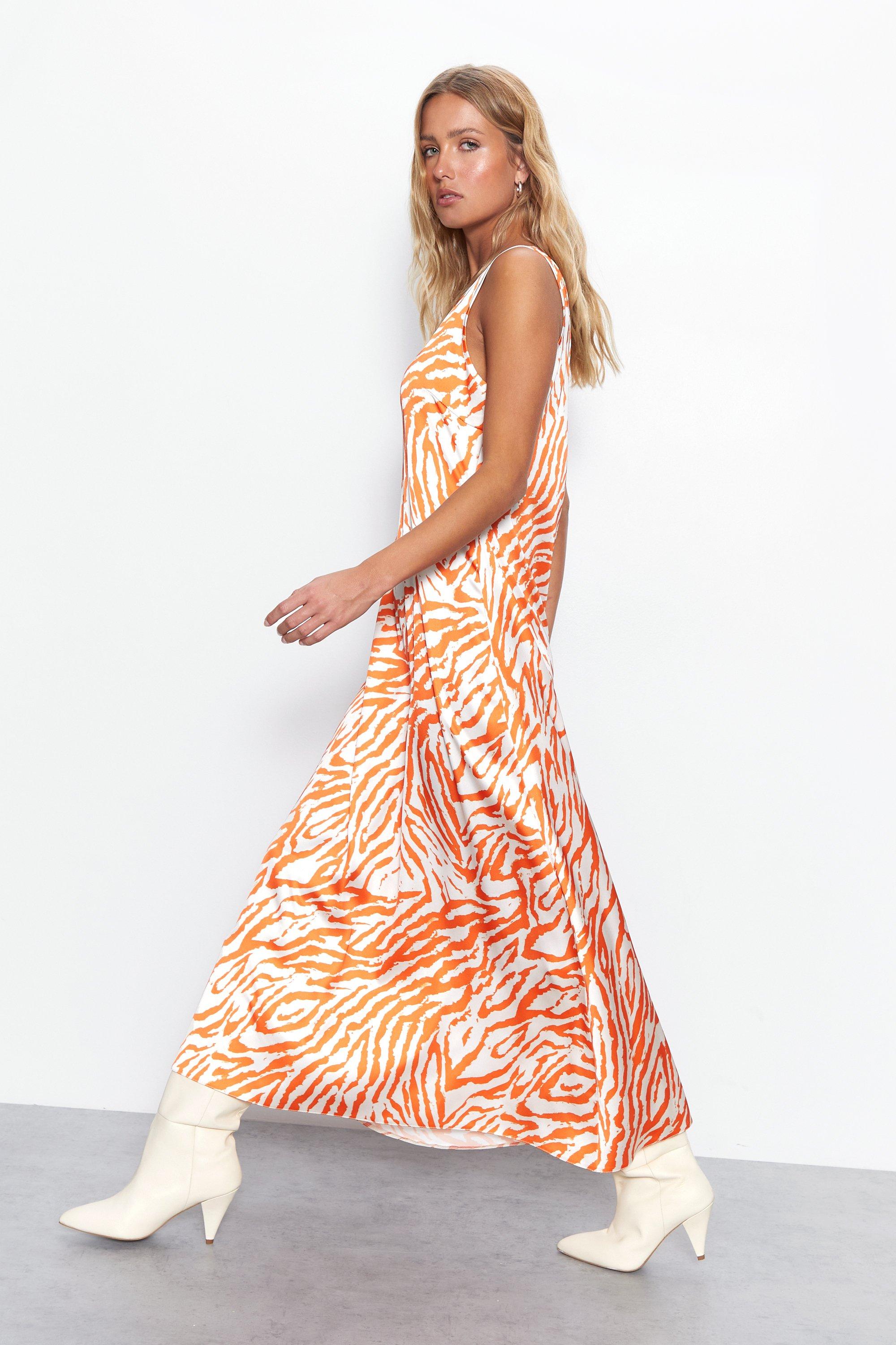 Warehouse best sale orange dress