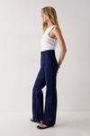Warehouse Contrast Stitch Seam Front Flared Jeans thumbnail 3