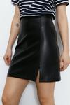 Warehouse Premium Faux Leather Mini Skirt thumbnail 2