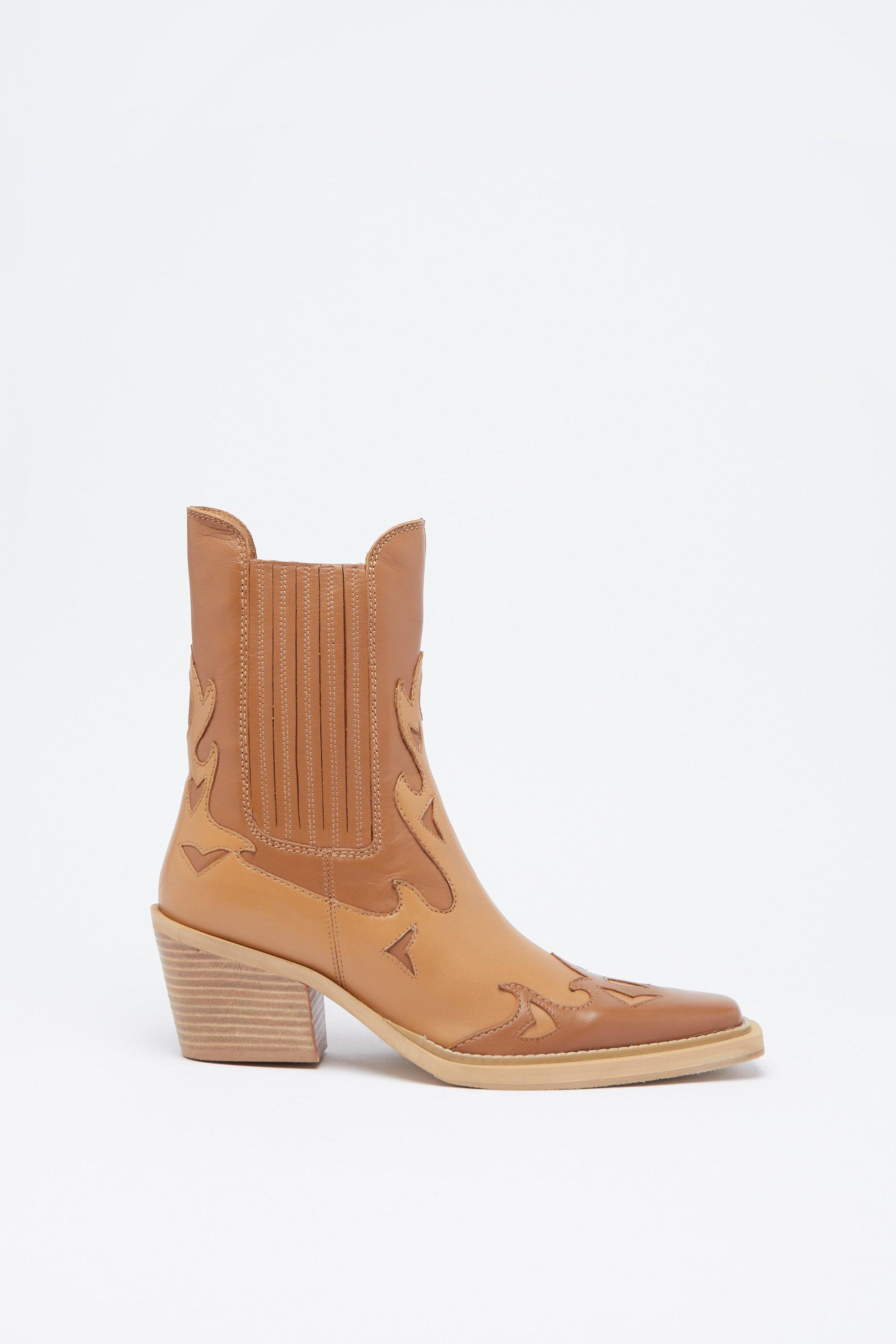 Shoecolate cowboy boots discount beige