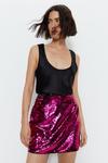 Warehouse Premium Sequin Mini Skirt thumbnail 1