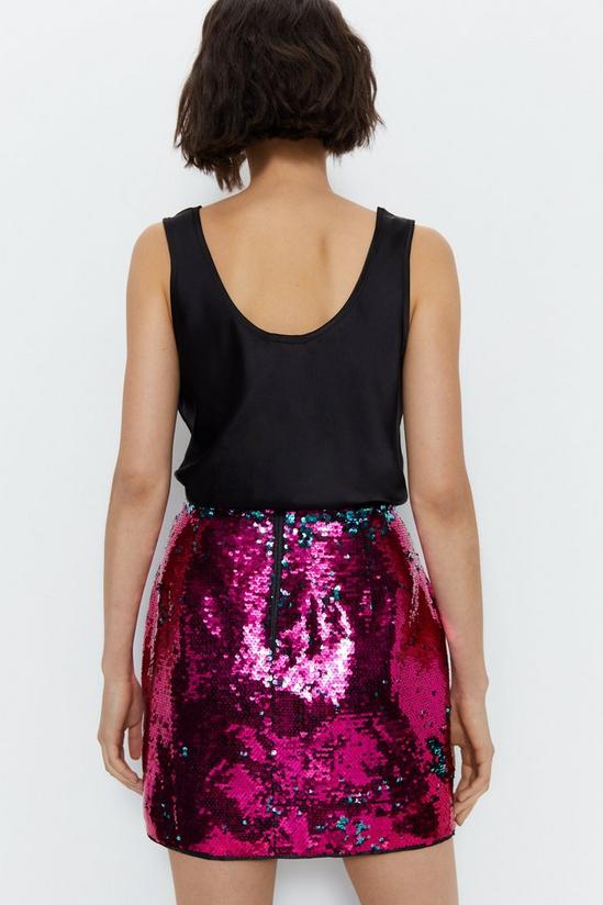 Warehouse Premium Sequin Mini Skirt 4