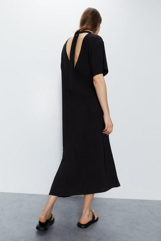 Warehouse Tie Back Relaxed Maxi Dress 4