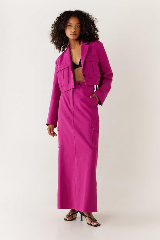 Warehouse Premium Twill Tailored Midaxi Skirt 1