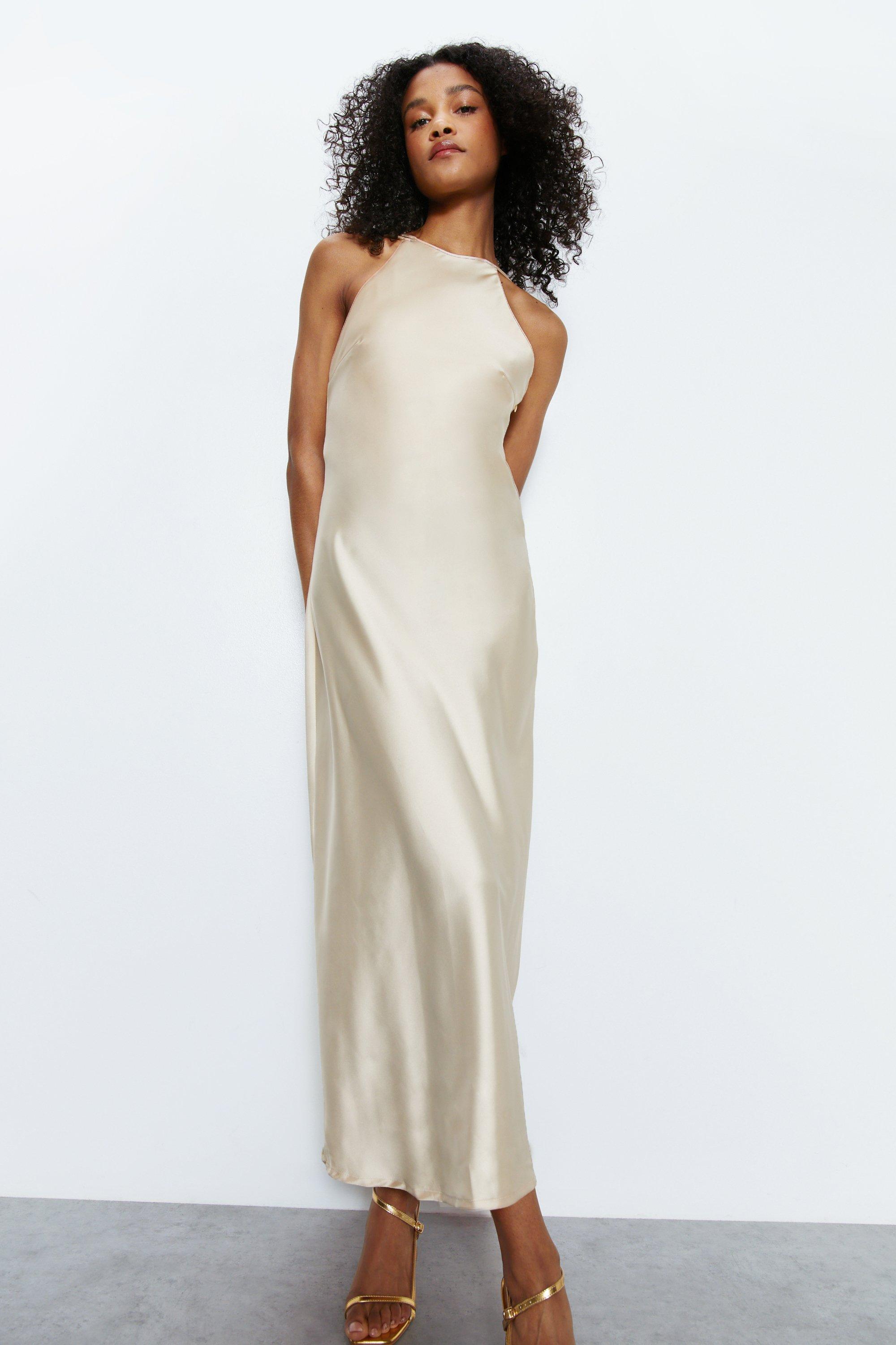 Warehouse 2025 satin dress