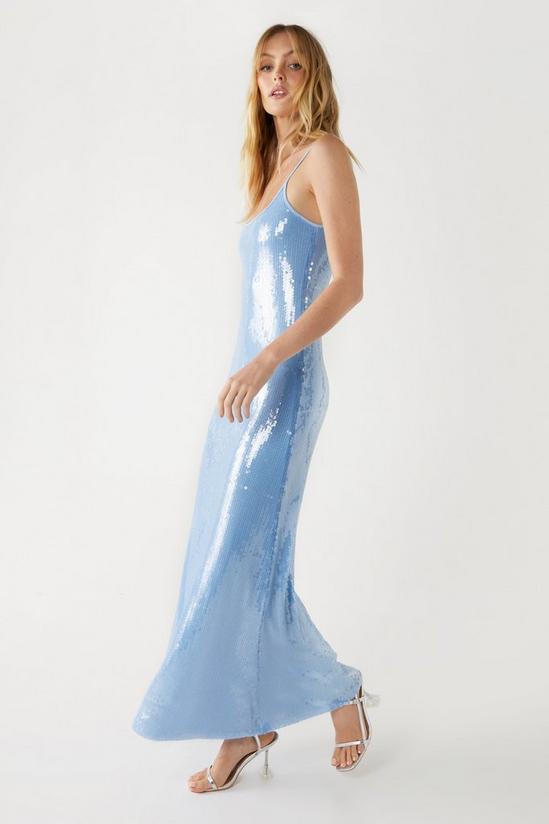 Warehouse Sequin Cami Maxi Dress 3