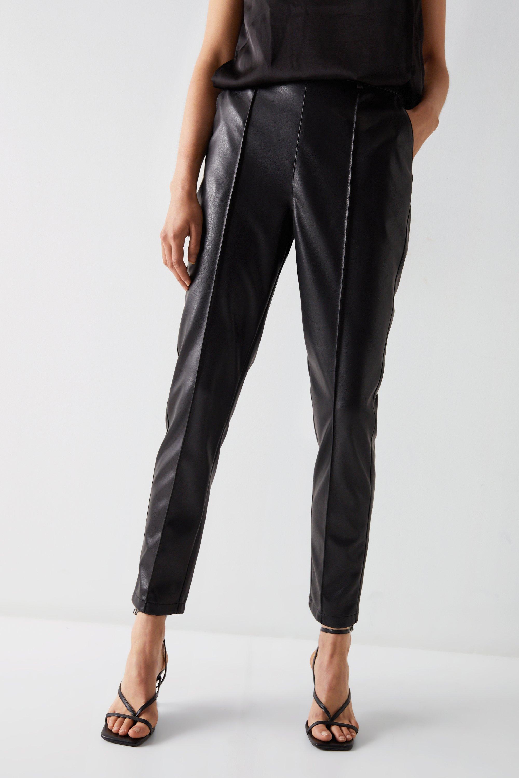 Warehouse leather trousers sale