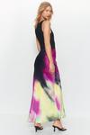 Warehouse Dye Print Premium Satin Bias Maxi Skirt thumbnail 4