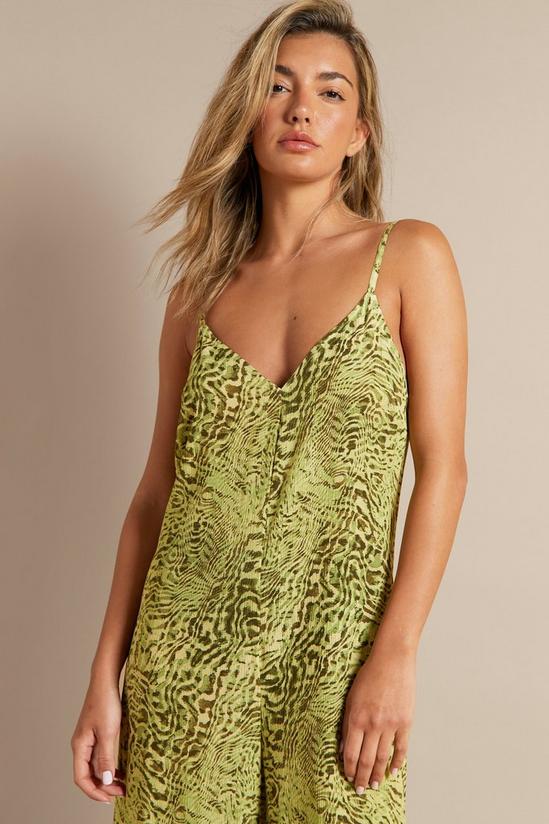 Warehouse Animal Slouchy Cover Up Jumpsuit 2