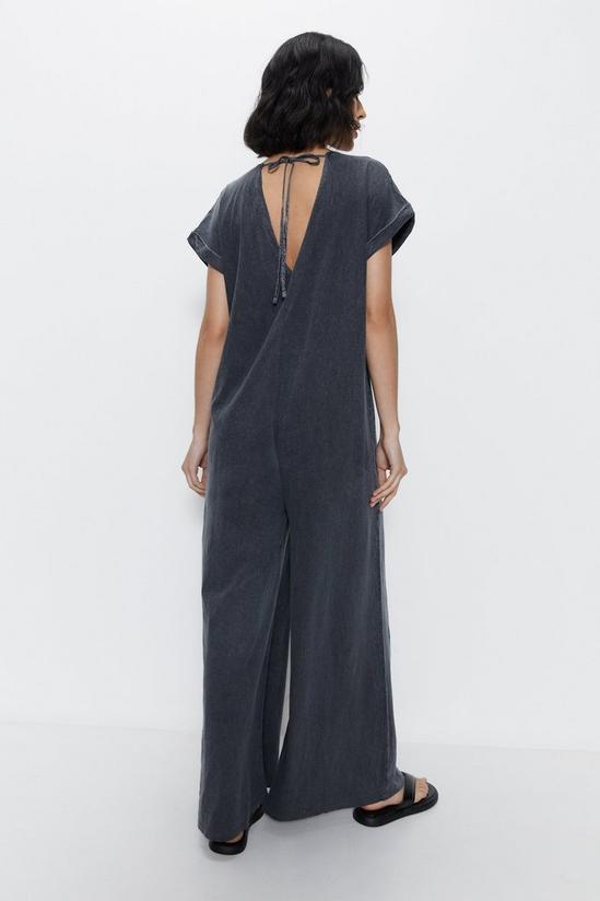 Warehouse Relaxed V Neck Jumpsuit 4
