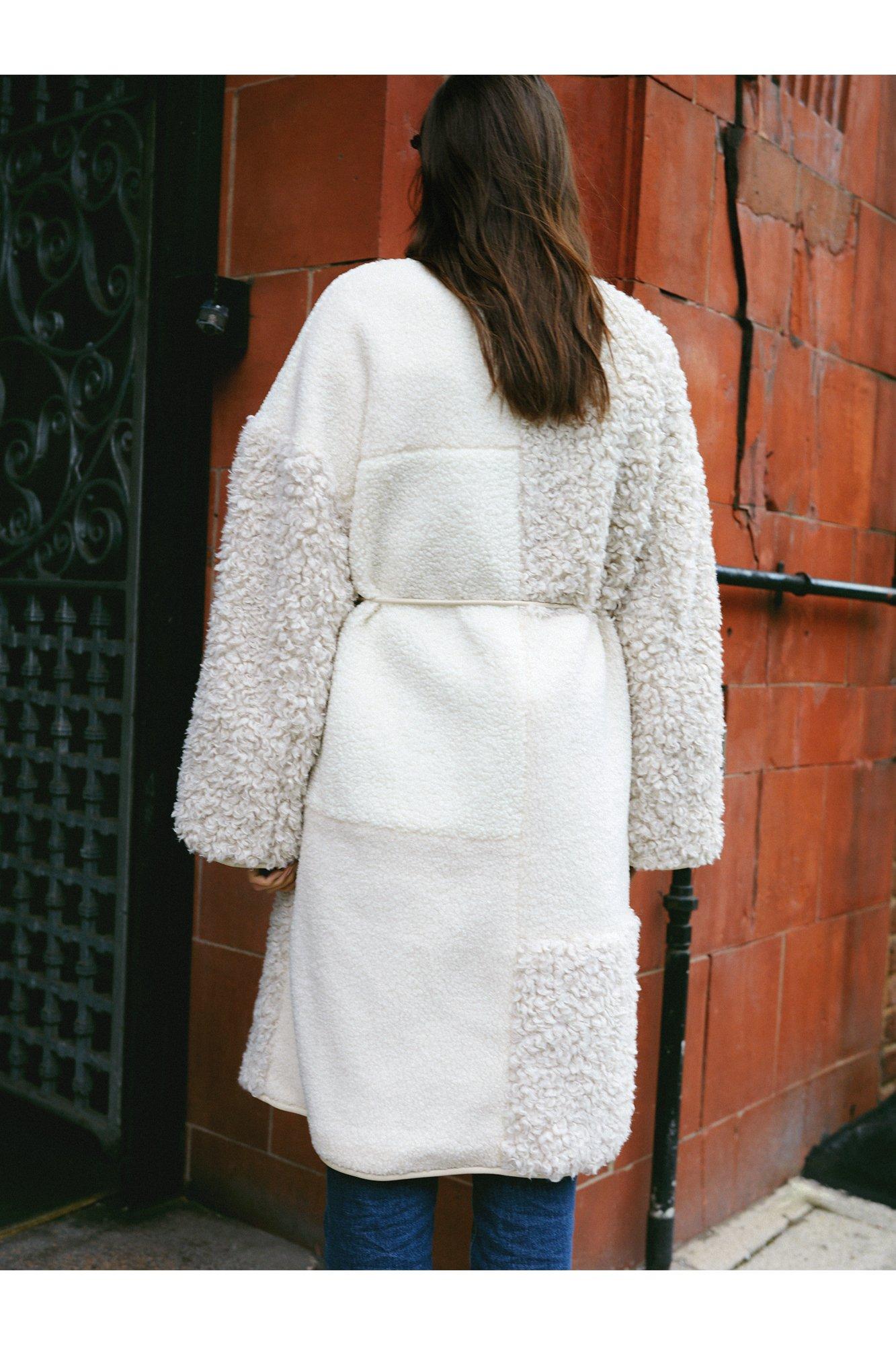 Warehouse on sale cream coat