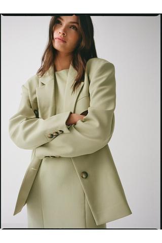 Women's Premium Crepe Blazer, Women's Coats & Jackets