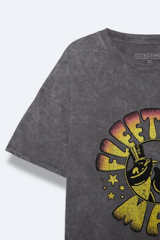 Grey Fleetwood Mac Oversized T-Shirt - Earthbound Trading Co