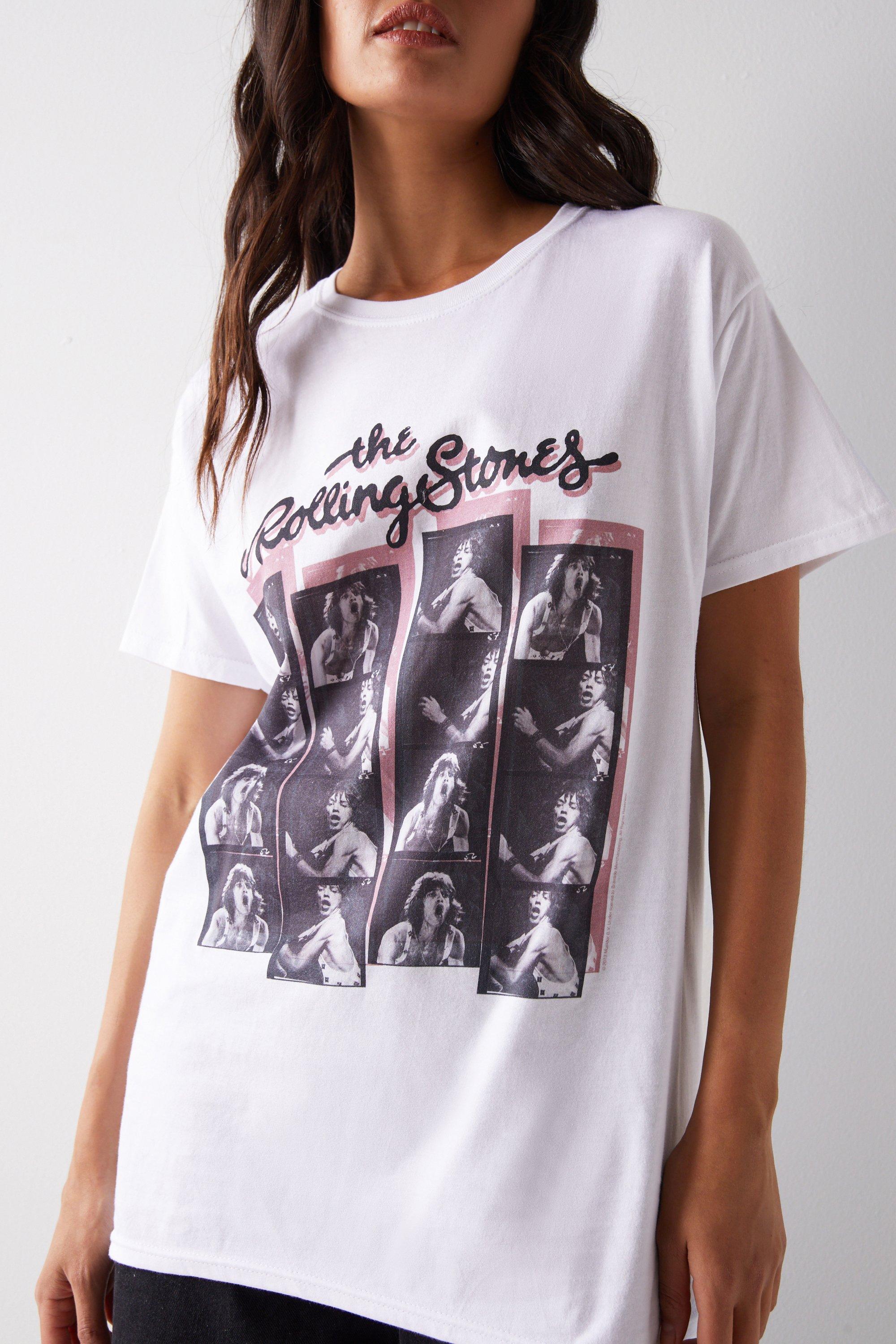 Womens The Rolling Stones T-shirt - white