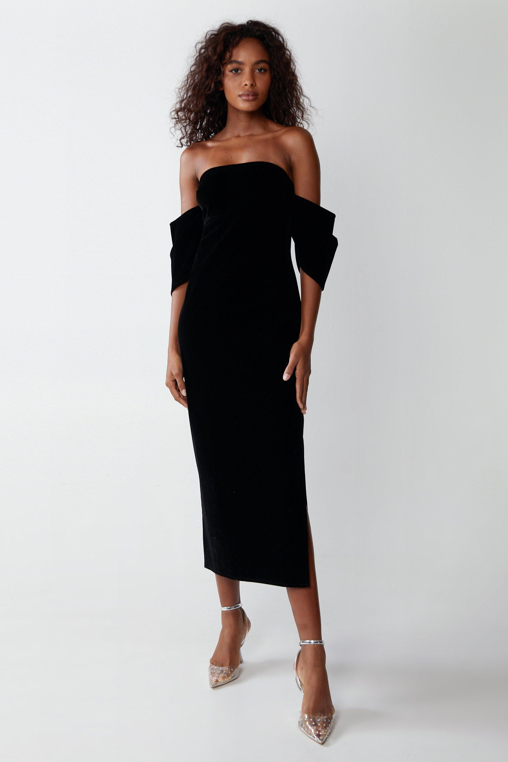 Warehouse 2025 bardot dress