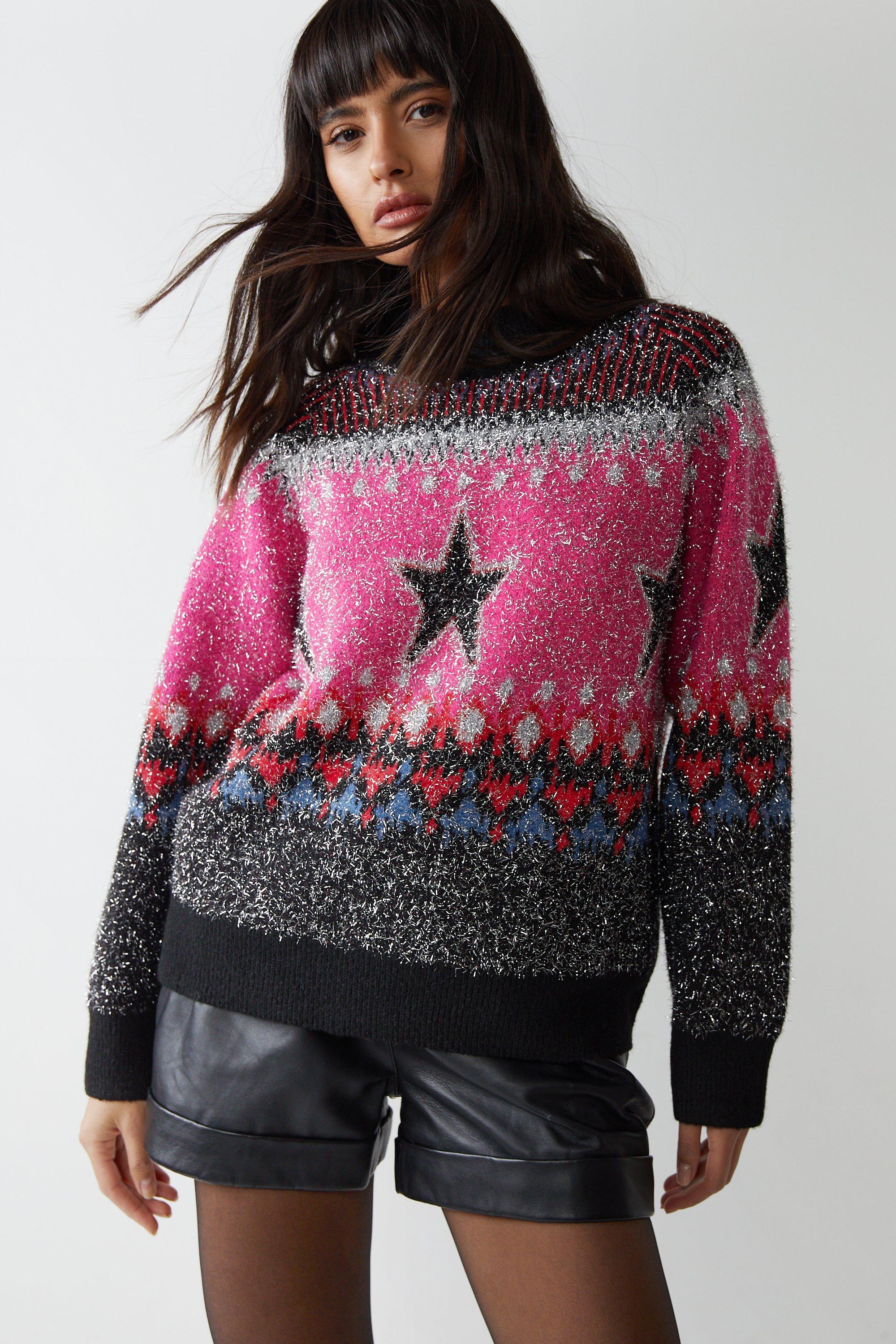 Pink 2024 star jumper