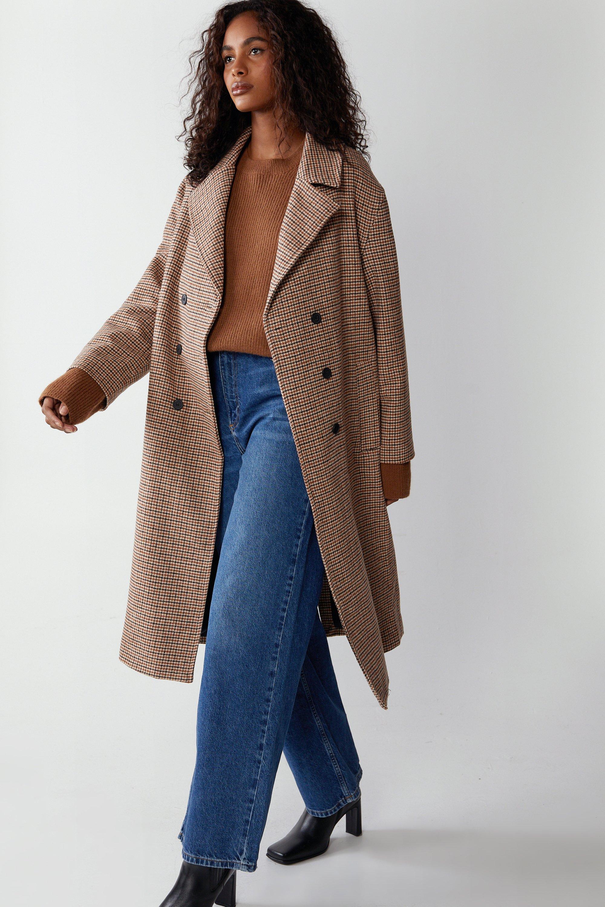 Wool store boyfriend coat