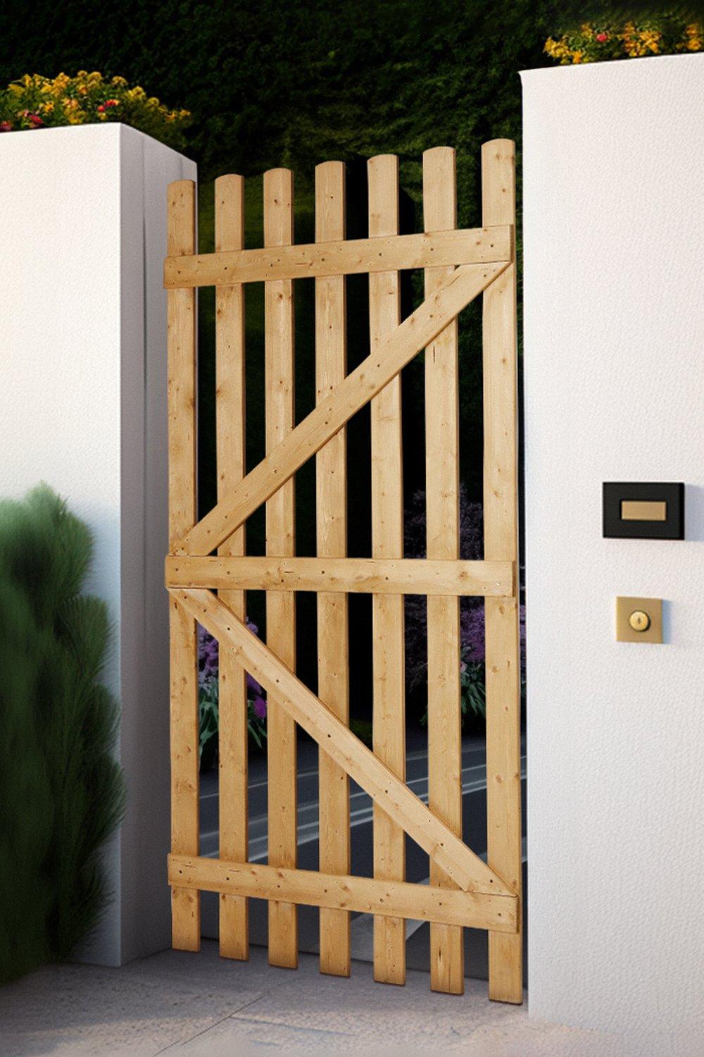 Garden Decor | Garden Wood Fence Gate with Latch | Living and Home