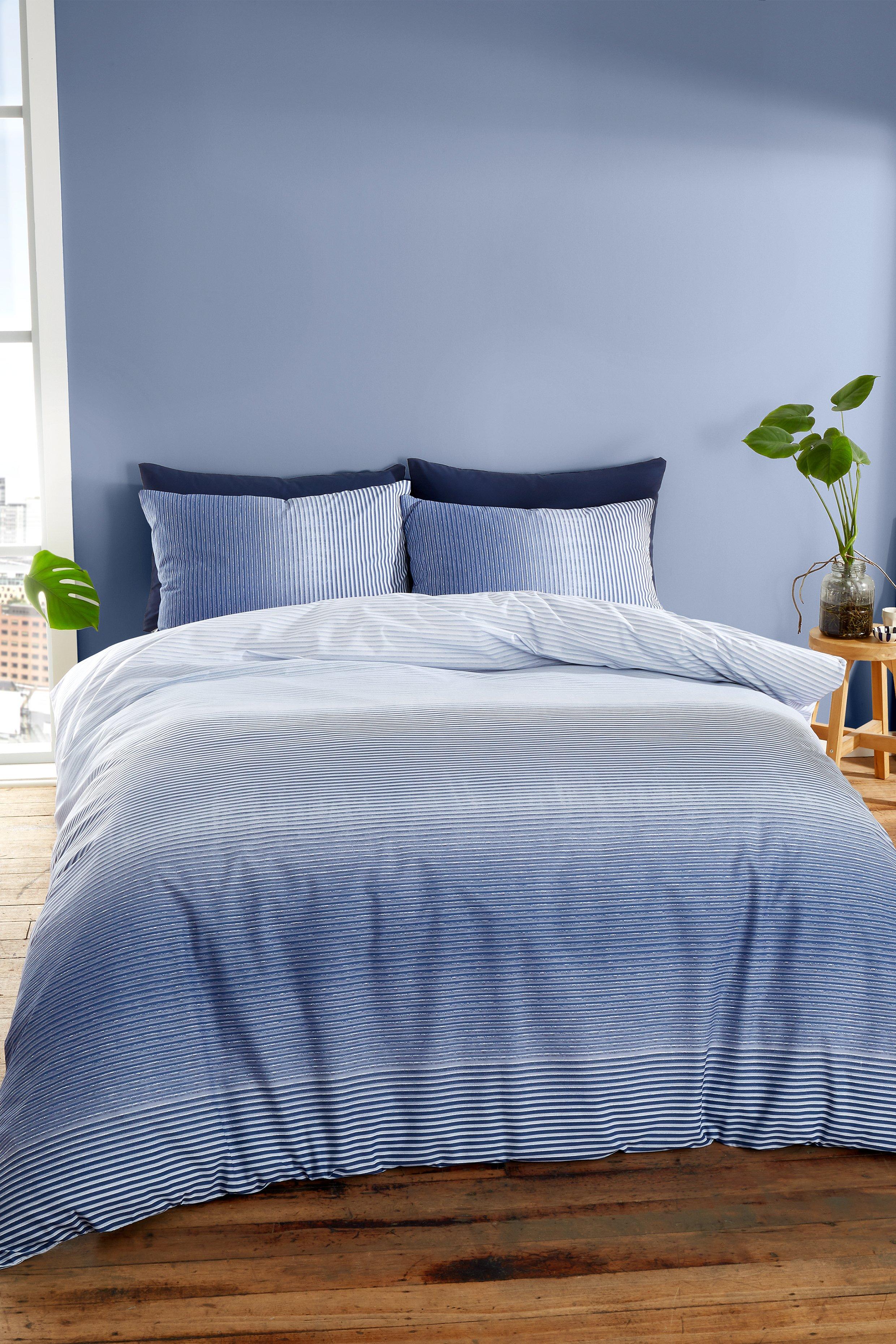 Bedding | 'Graded Stripe' Reversible Duvet Cover Set | Catherine Lansfield