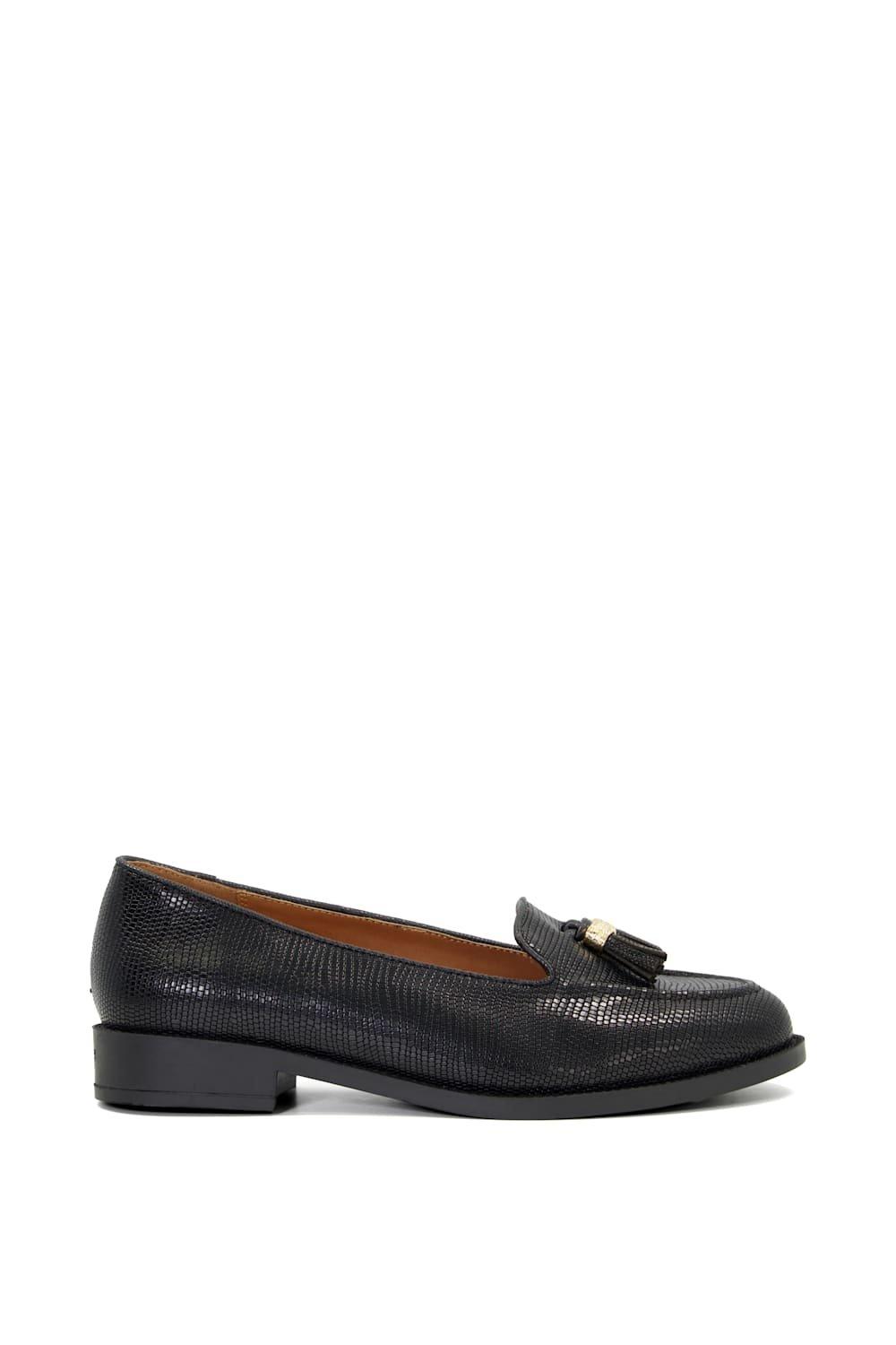 Flats | 'Global' Leather Loafers | Dune London