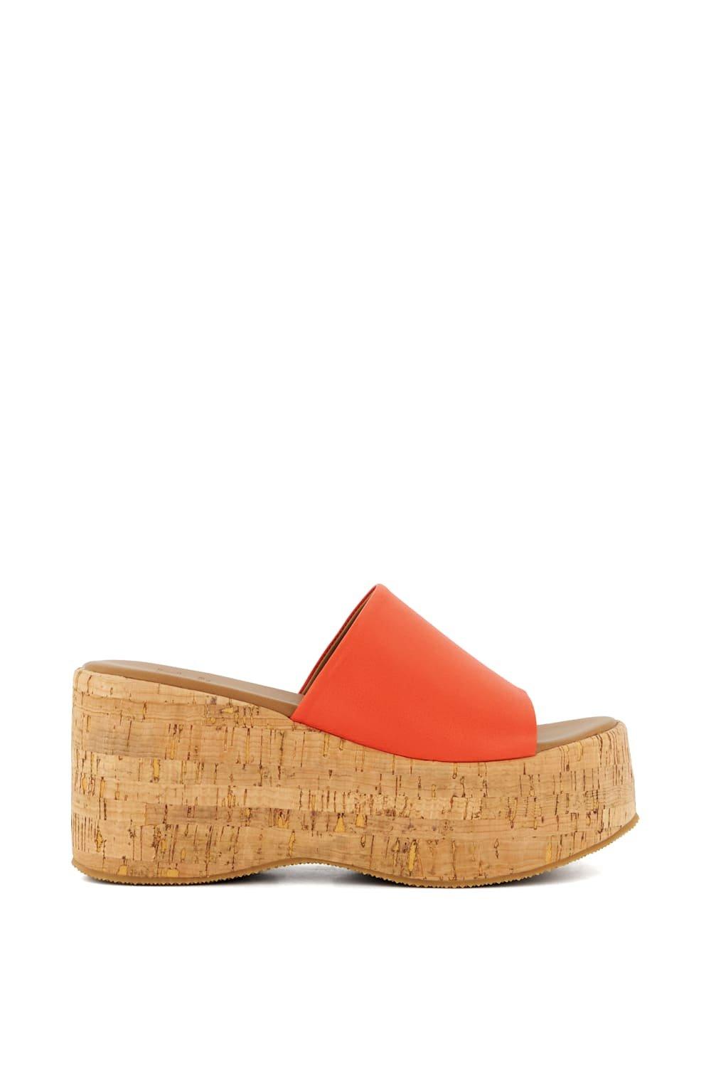 Sandals | 'Kion' Leather Flatforms | Dune London