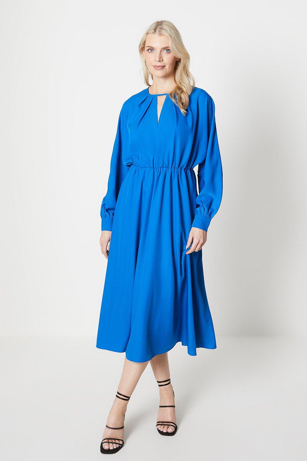 Dresses | Keyhole Blouson Sleeve Midi Dress | Principles